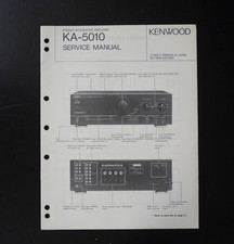 Original KENWOOD KA-5010 Intergrated Amplifier Service Manual / Anleitung S32