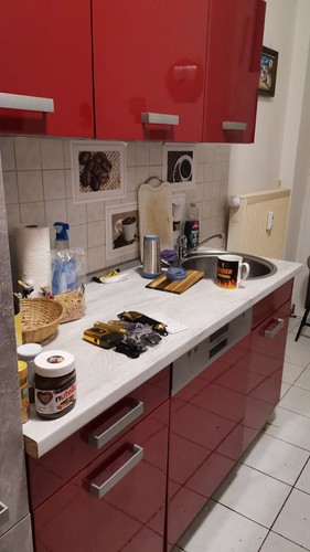 Einbauküche form buche - u,