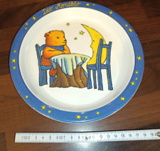 1tlg. Der Mondbär Schale Teller Schüssel  Speise Brei Melamin Plastik Teller 