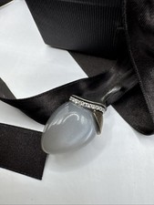 OLE LYNGGAARD COPENHAGEN LOTUS ANHÄNGER LARGE, DIAMANTEN Mondstein