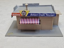 POLA 538 H0 ZEITUNGSKIOSK fertig gebaut SAMMLER VINTAGE MODELLBAHN #3 Mängel