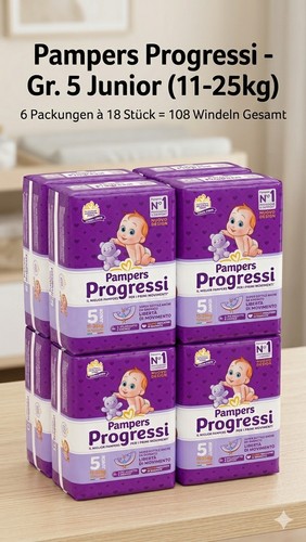 108x pampers progressi 5 - 108x,