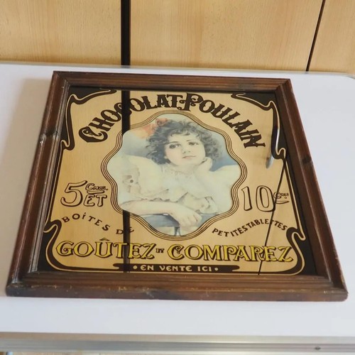 Werbespiegel chocolat poulain - werbespiegel,