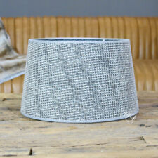 LAMPENSCHIRM BRAUN RUND SHABBY