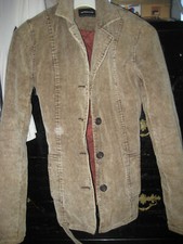 VINTAGE Grob Cord Jacke ANTIK