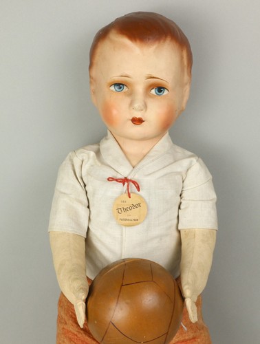 Seltene fussball puppe theodor - seltene,