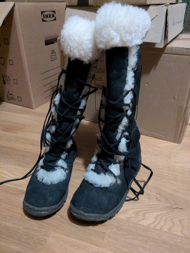 Schnürstiefel emu innen - schnürstiefel,