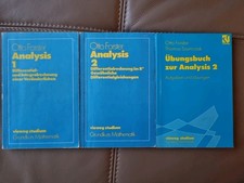 Otto Forster Analysis 1 und 2 mit Übungsaufgaben vielen Studium Grundkurs Mathe