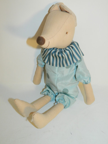 Stoffpuppe clown maus plüsch - stoffpuppe,