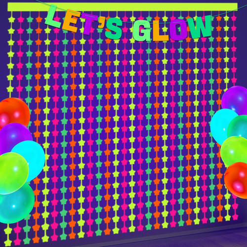 Neon party dekorationen - dekorationen, 2