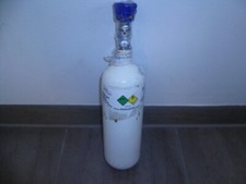 Sauerstoffflasche 1 l med. Sauerstoff gefüllt , gebraucht,  Sonderpreis