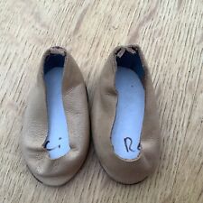 Puppenschuhe 6 cm Leder neu