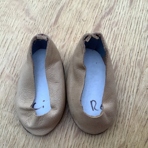 Puppenschuhe leder neu - puppenschuhe,