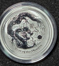 Australien  Lunar 2  Jahr des Drachen  2012  1 OZ  -  1 AUD  -  Silber 999