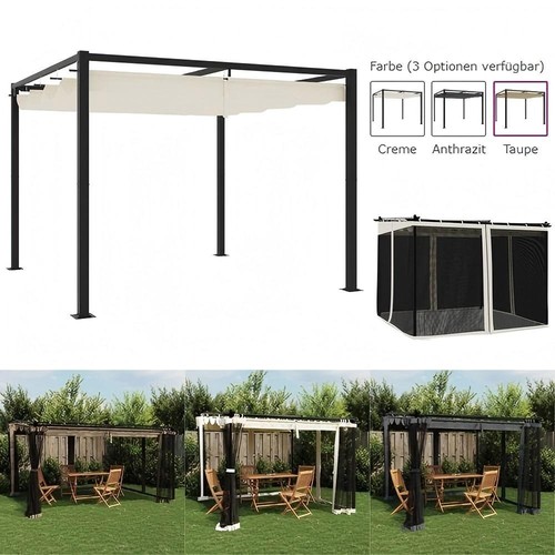 3x3m 4x3m 6x3m - stahl, garten
