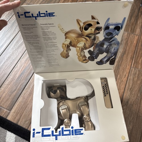 Cybie gold robotic dog - robotic,