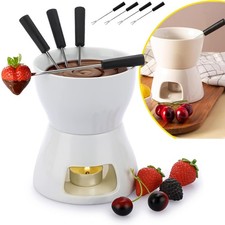 Keramik Schokoladen Fondue Set