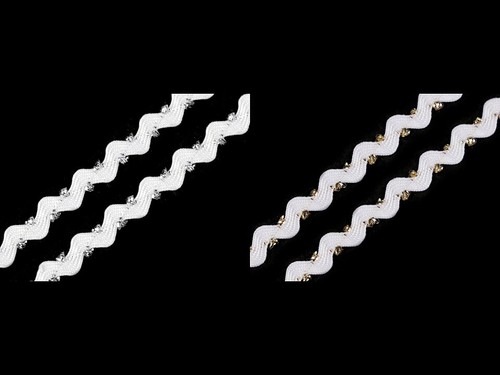 Zackenlitze 6mm zick - 2m,