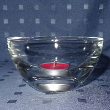 NEUwertig! 2 moderne TEELICHTHALTER aus schwerem Glas (3)