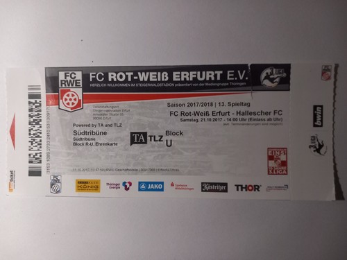 Ticket eintrittskarte liga - 3.,