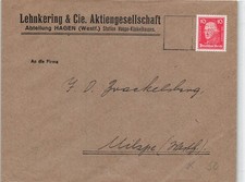 110364) DR Blg mit Perfin /