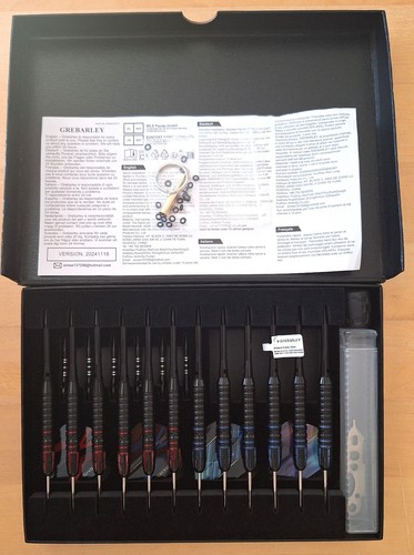Profi steeldarts set - steeldarts, mit