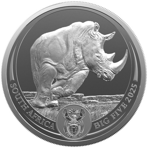 Silbermünze südafrika big - südafrika,