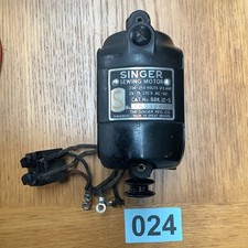 Vintage Schwarz Bakelit Singer 201K Nähmaschine Elektromotor BRK12 -S.. 024