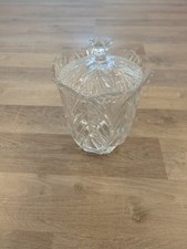 Noritake Crystal Treasury bedeckt Keksfass/Glas 8"