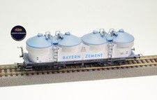 Fleischmann H0 DC - Silowagen KKds55 "Bayern Zement" Alterung Art.-5480 - AP 141