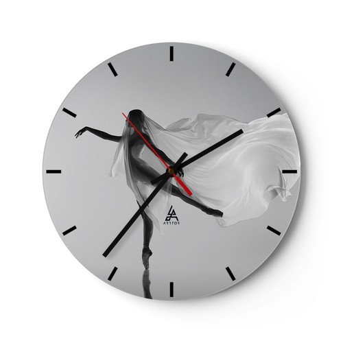 Modern wanduhr 30x30cm rund - modern,