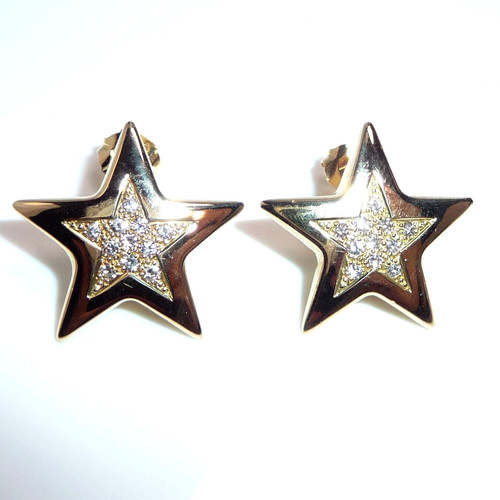 Ohrringe sterne 750 - sterne, gold
