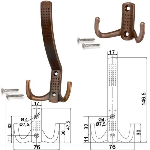 Kleiderhaken wandhaken - kleiderhaken,