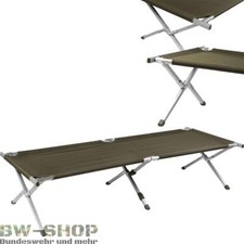US ARMY FELDBETT NATO BUNDESWEHR FELDLIEGE OUTDOOR CAMPINGLIEGE BW BETT KLAPPBAR