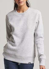 Superdry Damen Vintage Sweatshirts mit Rundhalsausschnitt Glacier