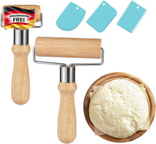 Teigroller Set aus Holz mit