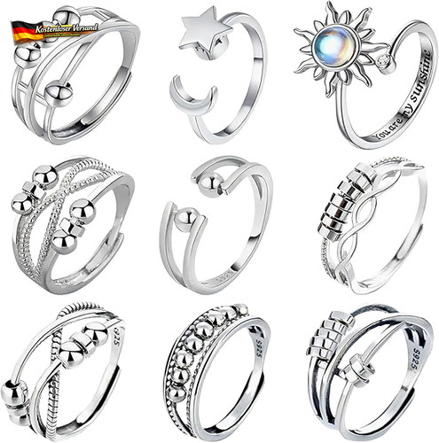 Stapelbare anti stress - stapelbare, anti-stress-ringe