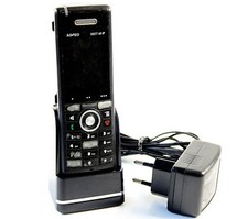 AGFEO DECT 60 IP System-Handy + Ladeschale, SW-Ver 04.20 (Tasten abgenutzt)