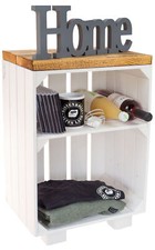 Nachttisch Abstelltisch weiss