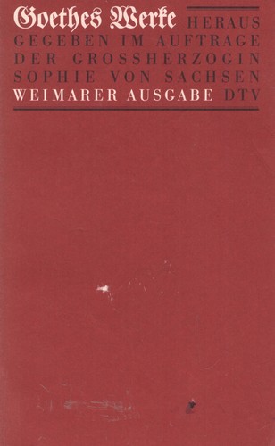 Goethes werke buch - goethes, >>>