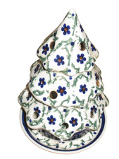 Keramik Handarbeit Töpferei Handbemalt Ton Keramik Bunzlau Polen Teelicht Baum