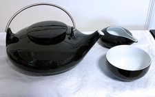 Arzberg Porzellan Teeservice Black White