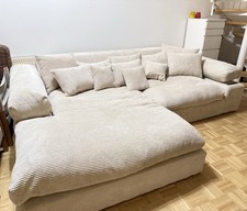 Couch Gebraucht Wohnlandschaft Sofa Eckcouch Ecksofa Cord L-Form