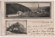 alte Ak Heringen, Gruss von der Gewerkschaft Herfa-Neurode, gelaufen 1924