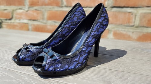 High heels pumps peeptoes - high, /