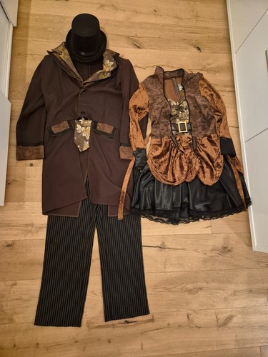 Steampunk kostüm set damen - steampunk,