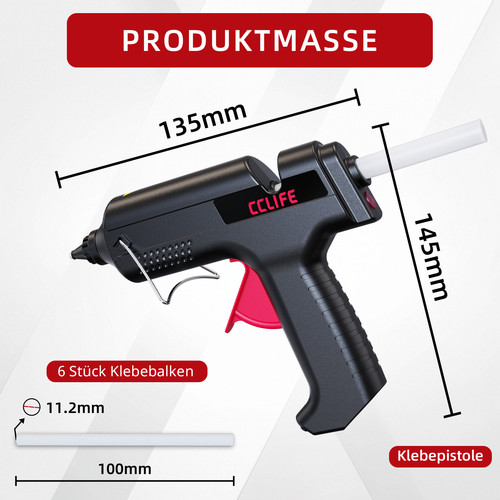 Heißklebepistole 500w mit - heißklebepistole,
