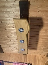 Deckenlampe LED Baumkante Holz