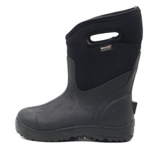 BOGS Herren Ultra Mid Stiefel Schwarz Gummi Mittelhoch Gummistiefel EU 41