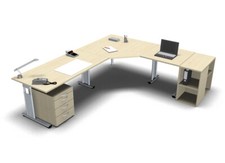 Winkelschreibtisch GT4 Schreibtischkombination Winkeltisch Büro Schreibtisch